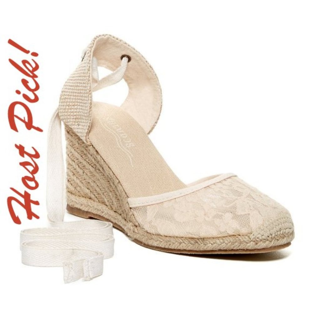 SOLUDOS Wedge Lace Up Espadrille NEW Sandal 🎉HP🎉